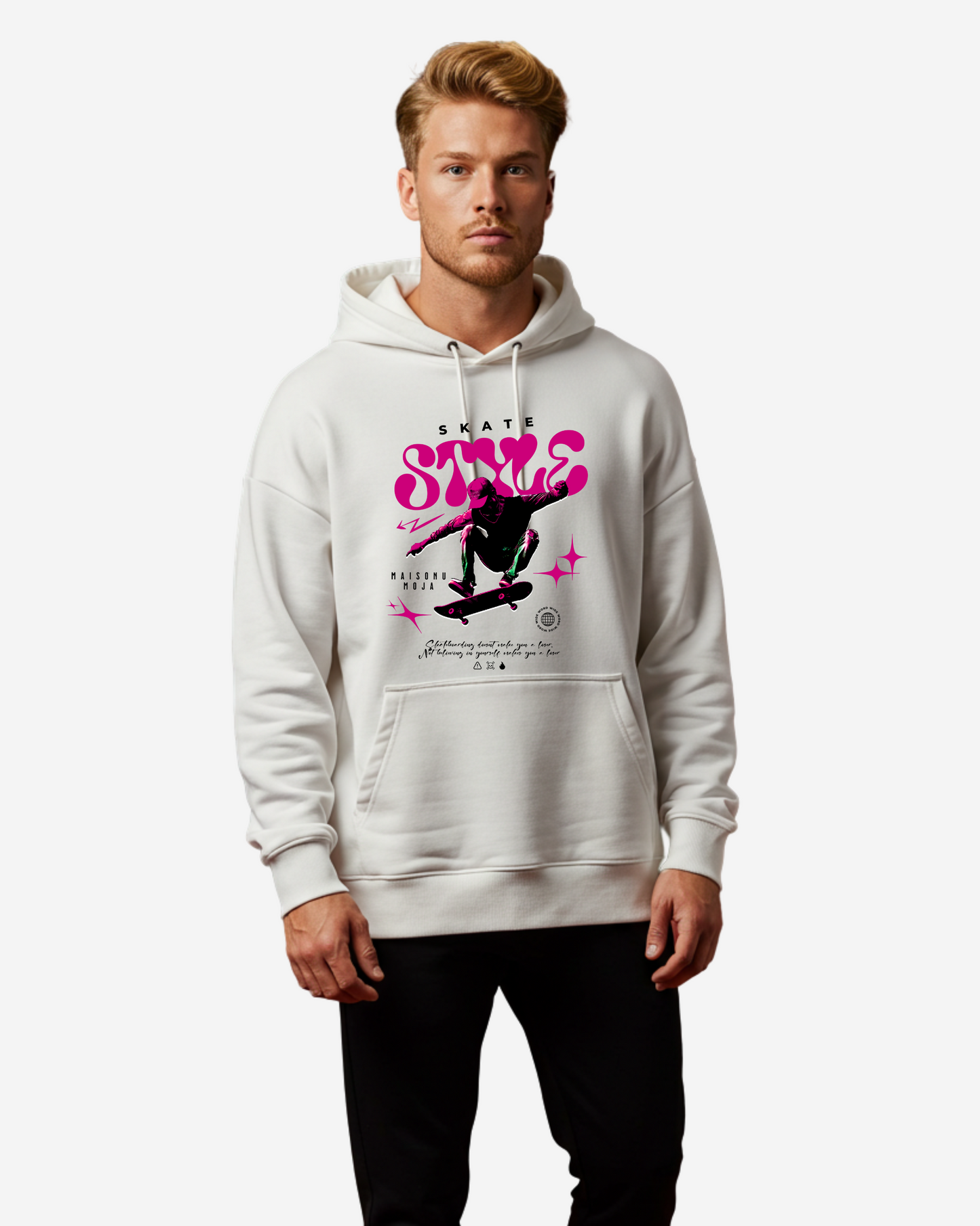 Skate Style Oversized Hoodie