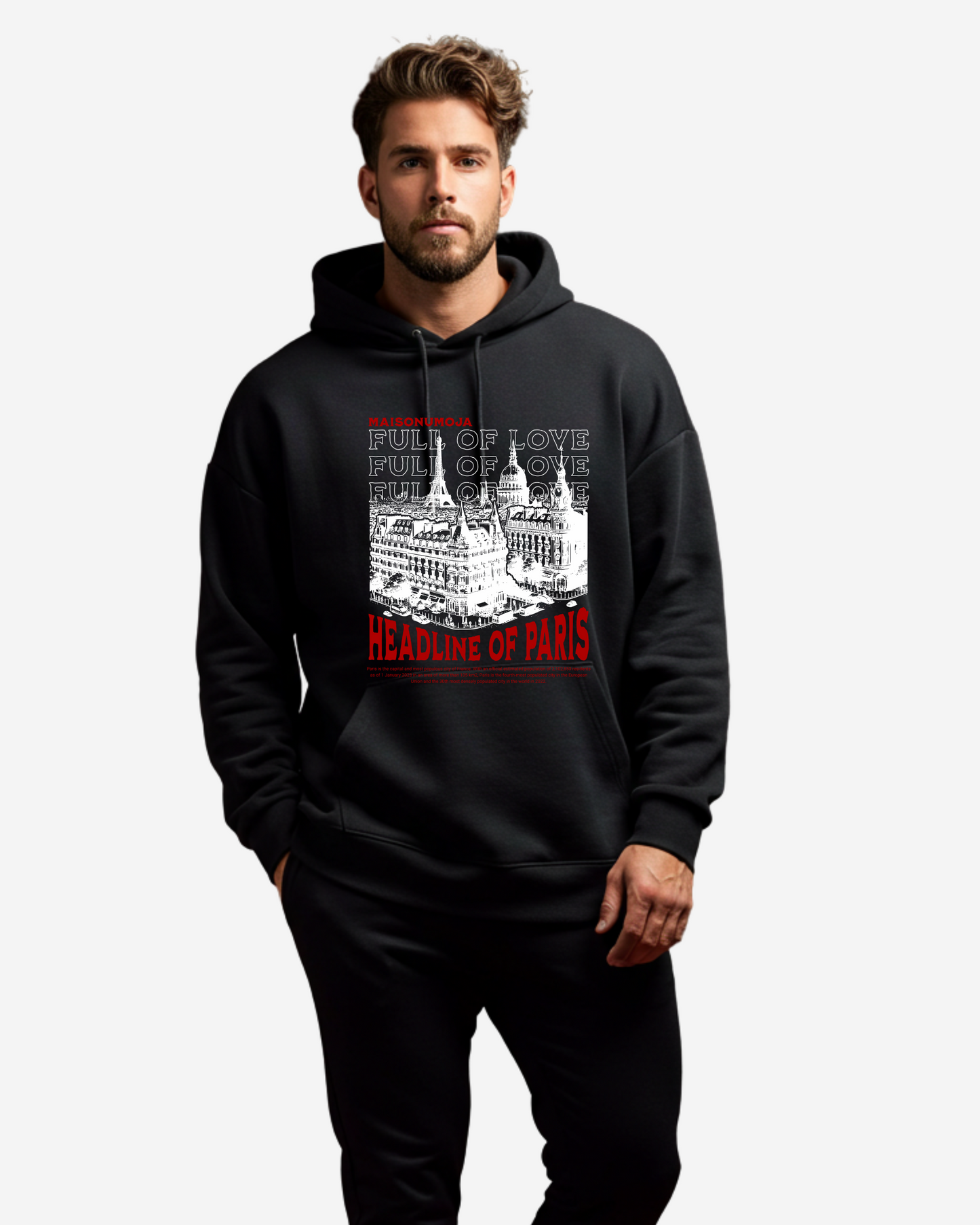 Headline of Paris Oversized Hoodie