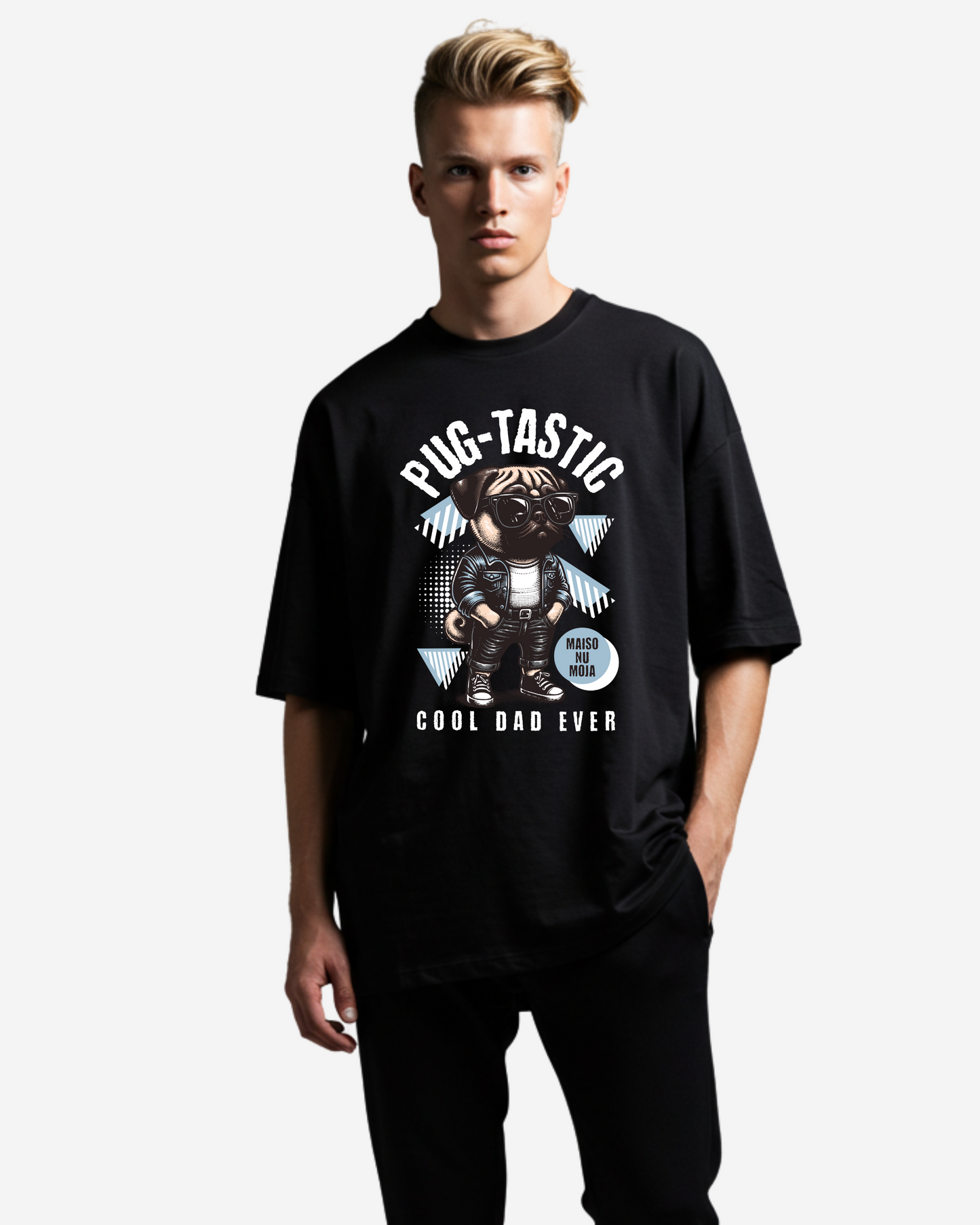 Pug-Tastic Oversized T-Shirt