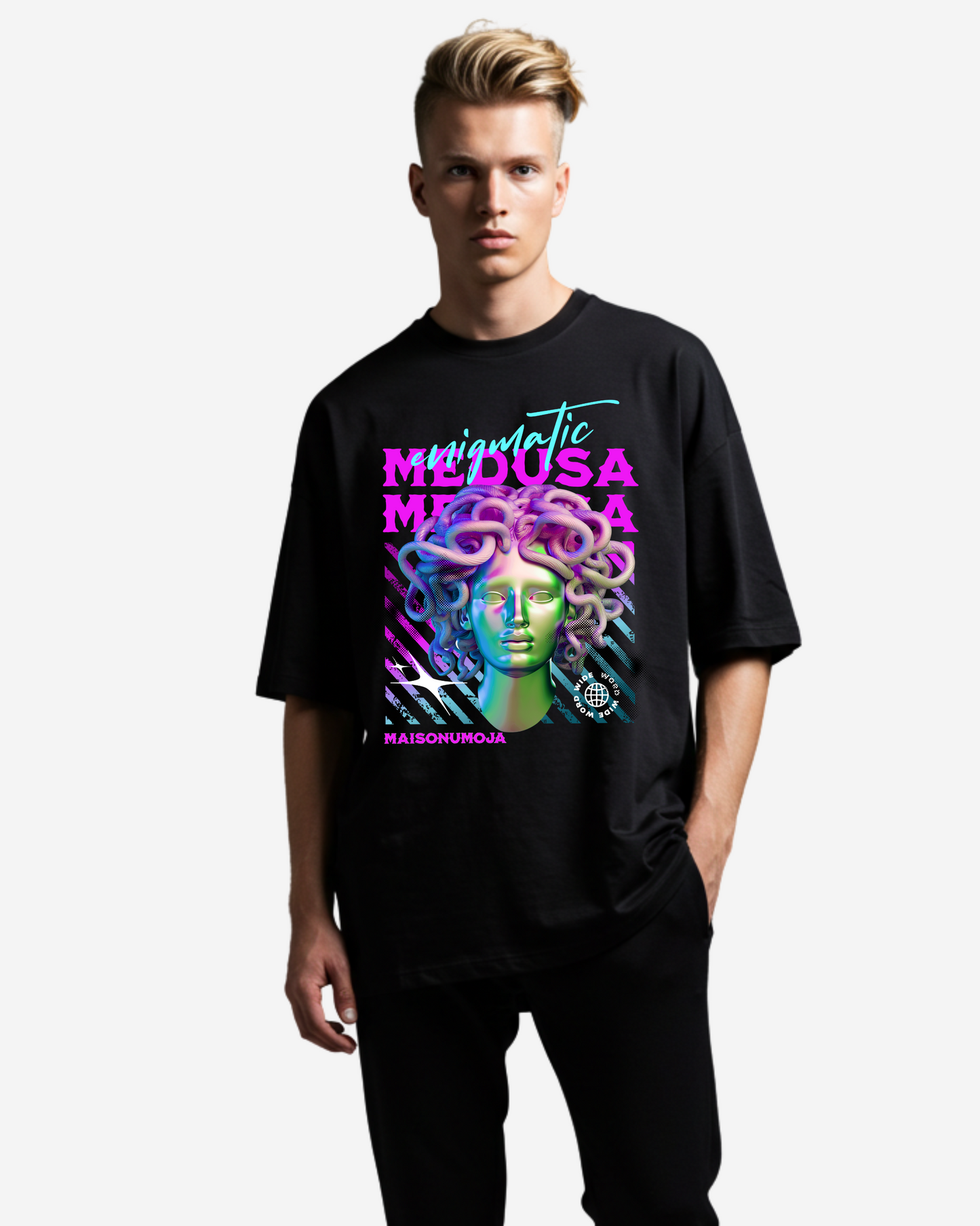 Enigmatic Medusa Oversized T-Shirt