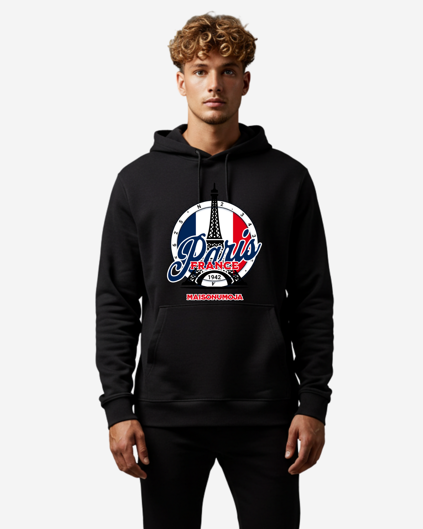 Paris France Oversized Hoodie