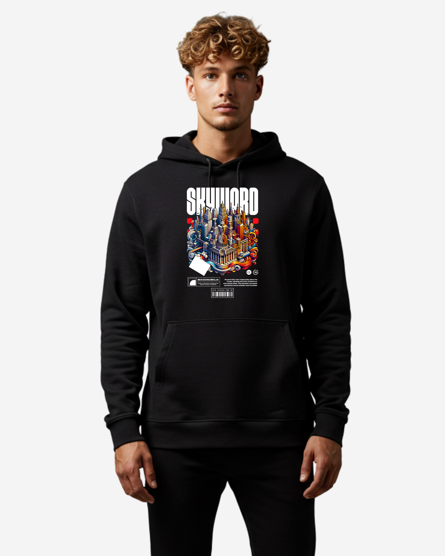 Urban Hip Hop Cat Oversized Hoodie