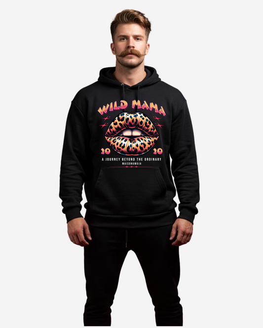 Lips skin cheetah Oversized Hoodie
