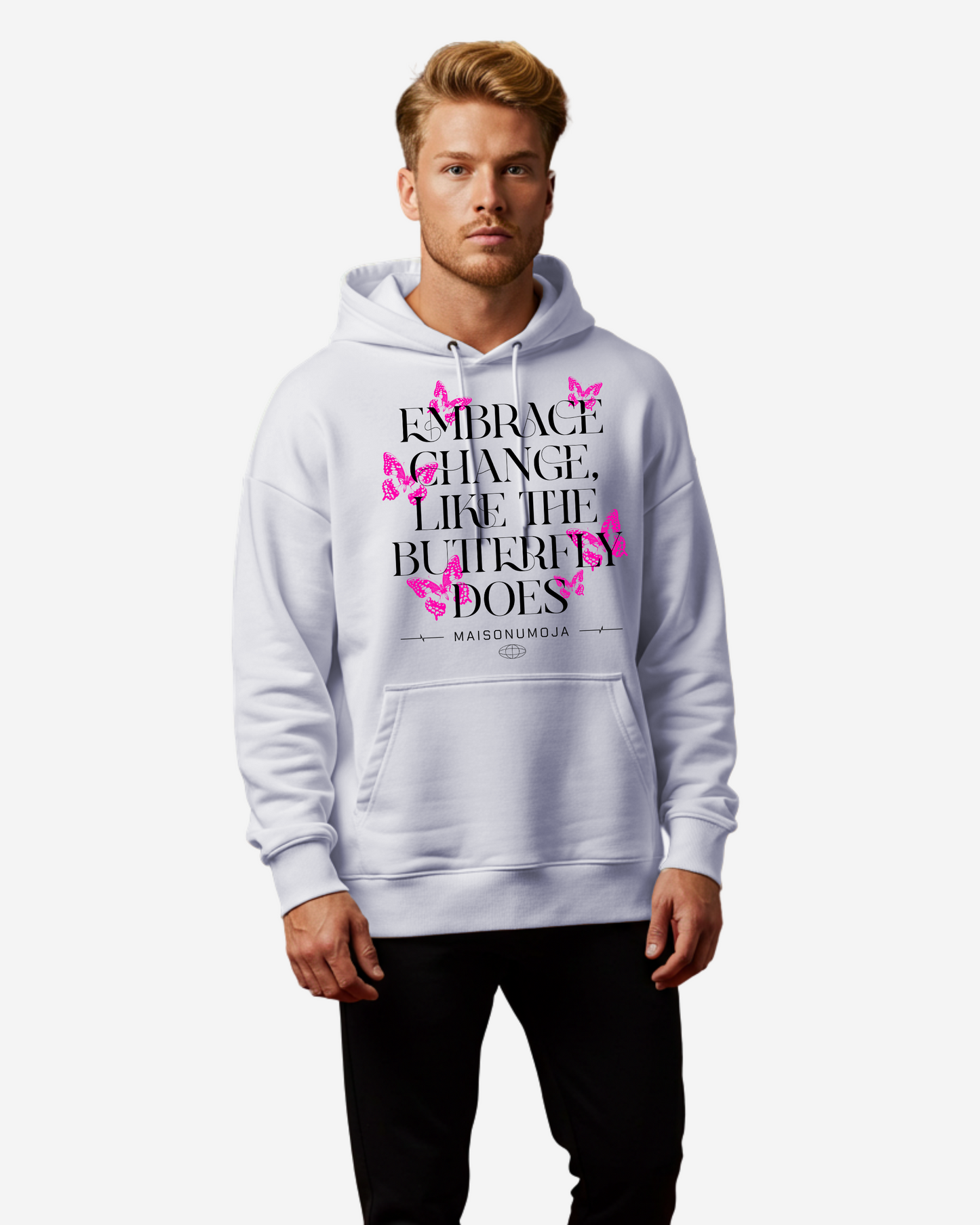 Butterfly Elegant Oversized Hoodie