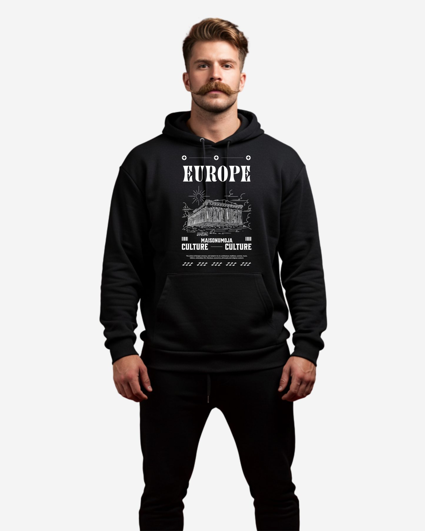 Europe Culture Oversized Hoodie
