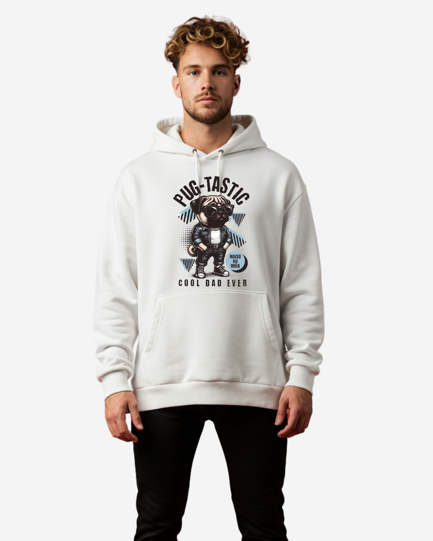 Pug-Tastic Oversized Hoodie
