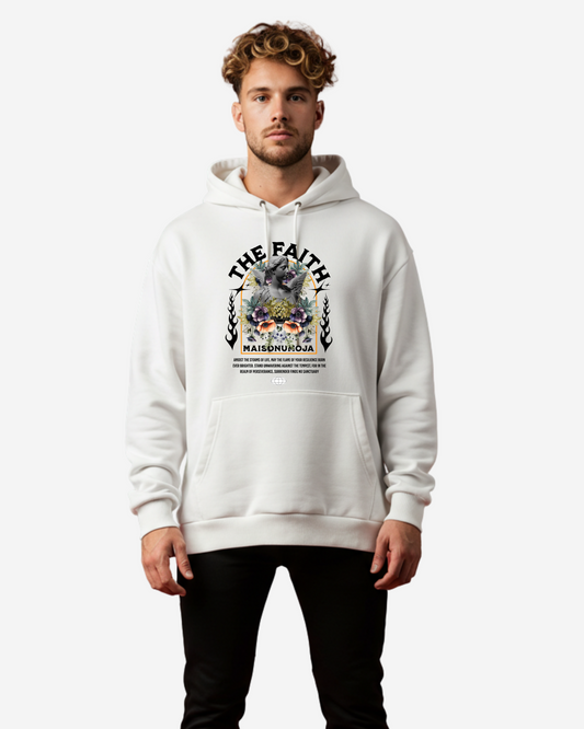 Vintage Flower Oversized Hoodie