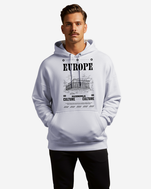 Europe Culture Oversized Hoodie