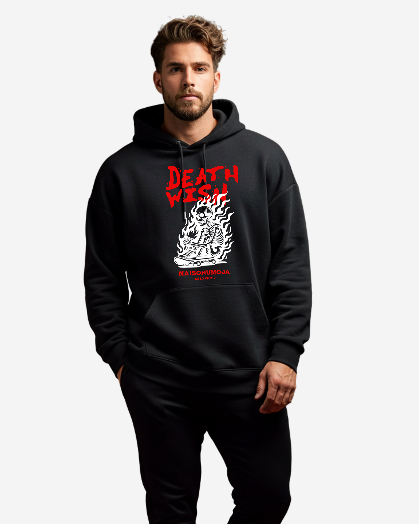 Death Wish Oversized Hoodie