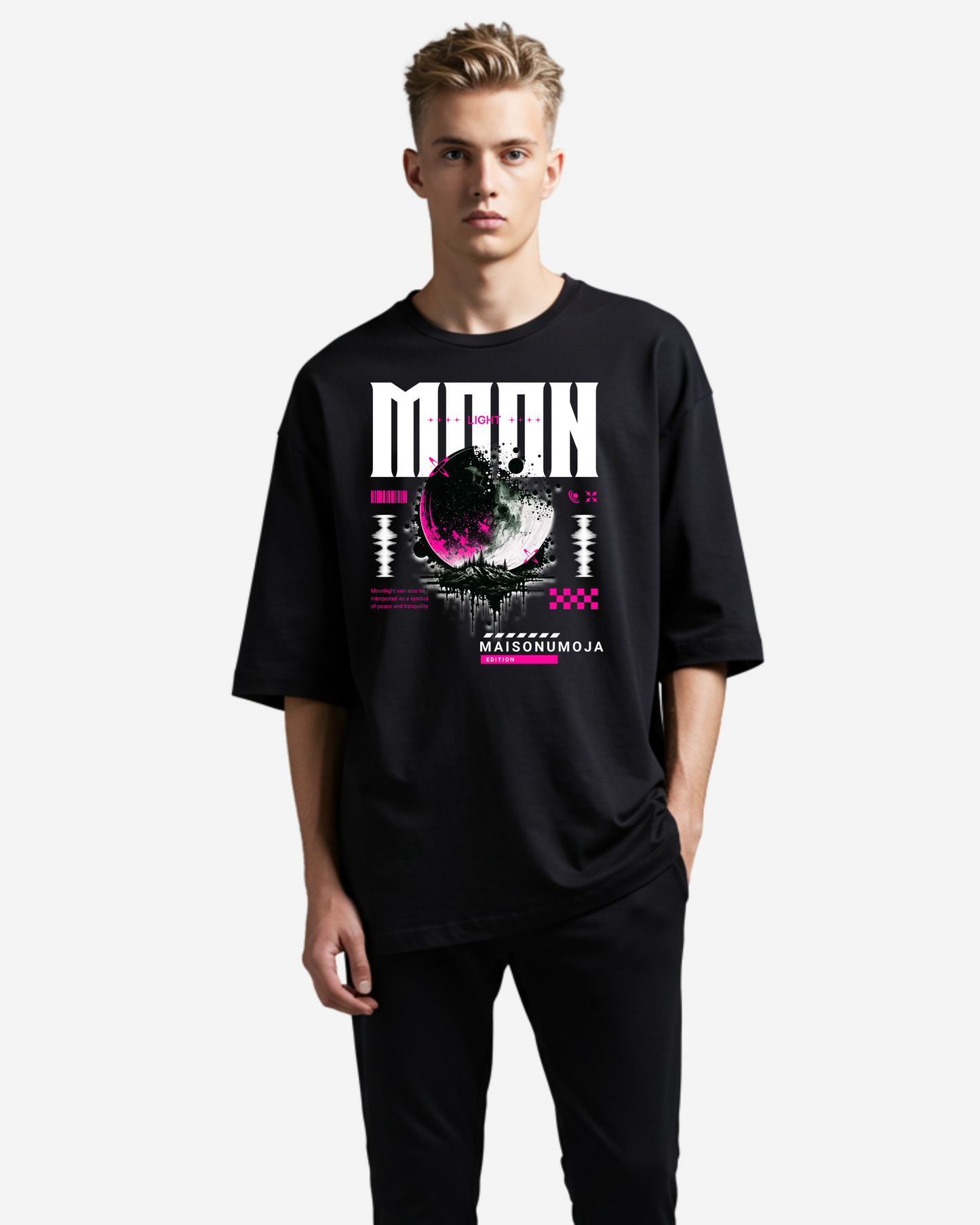 Moon Light Oversized T-Shirt