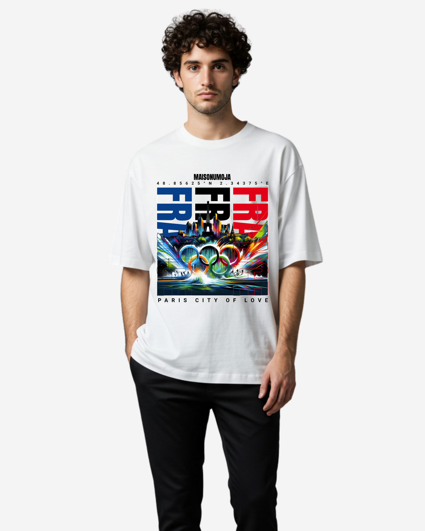 City Of Love Oversized T-Shirt