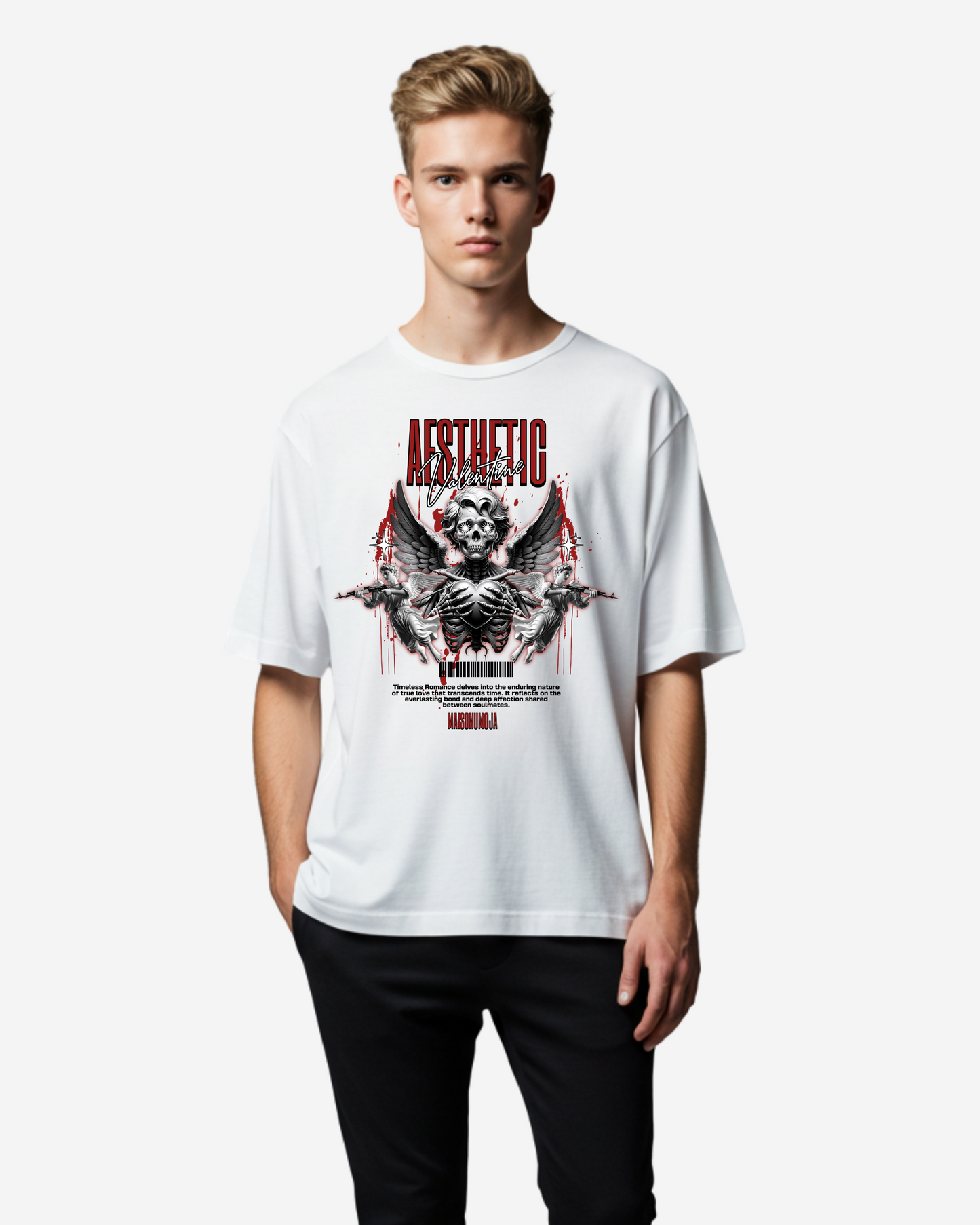 Aesthetic Valentine Energy Oversized T-Shirt