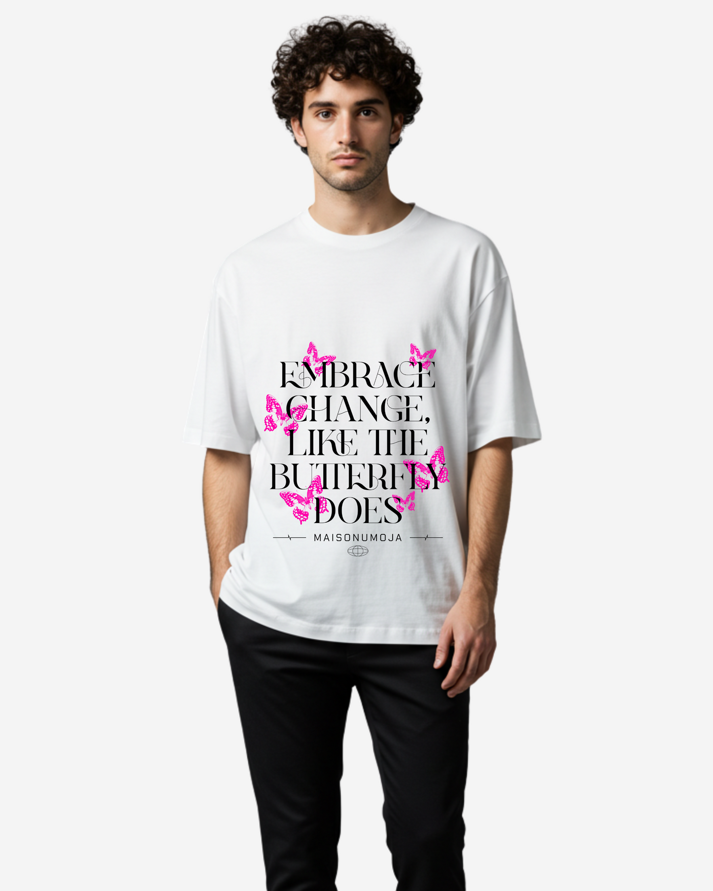 Butterfly Elegant Oversized T-Shirt