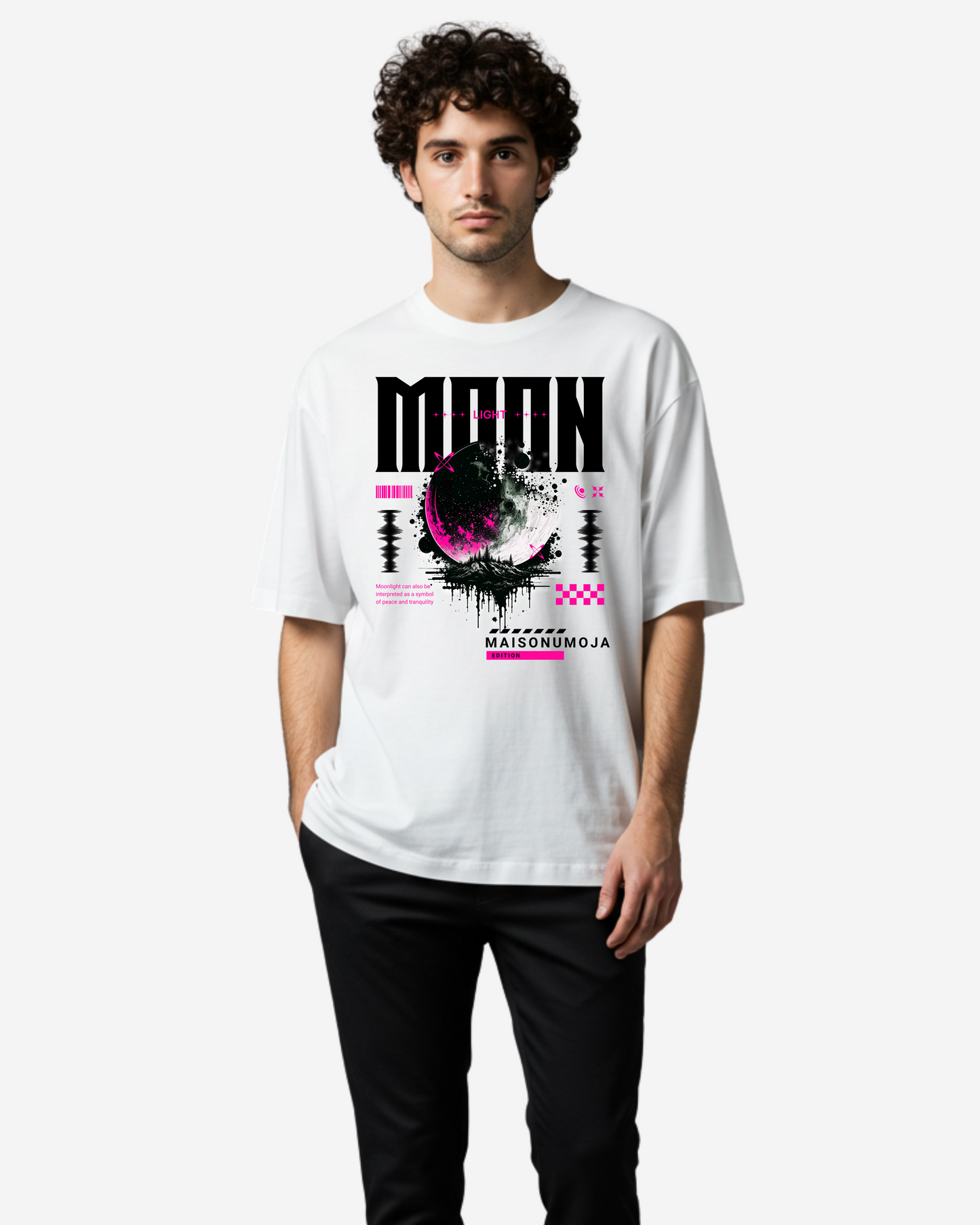 Moon Light Oversized T-Shirt